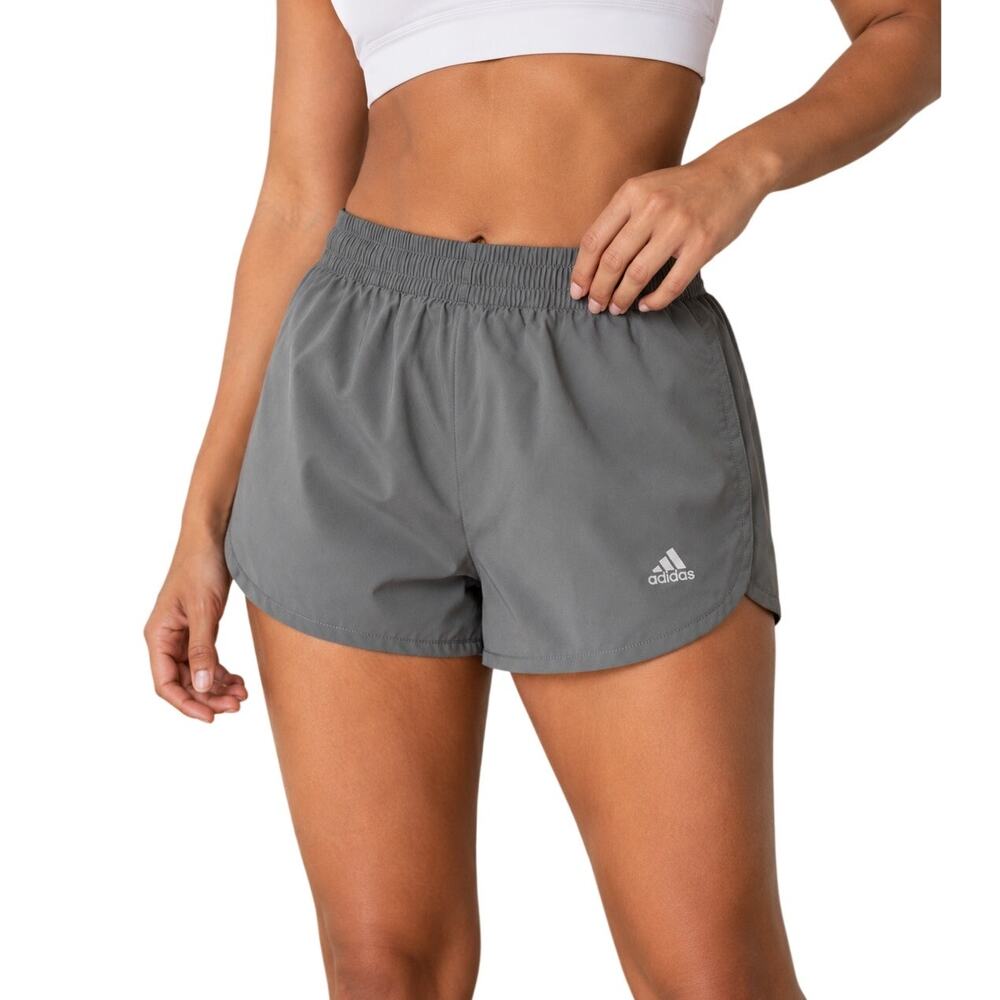 Adidas AEROREADY Gray Running Shorts Women’s Large Athletic Gym